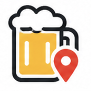UK Pubs logo — pint and map pin